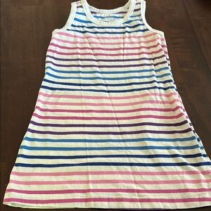 Primary Striped Sleeveless Dress
